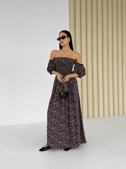 Long maxi dress for spring summer season