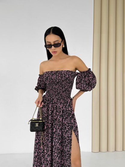 Long maxi dress for spring summer season