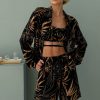 Woman cotton shorts suit Jamaica