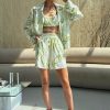 Woman cotton shorts suit Jamaica
